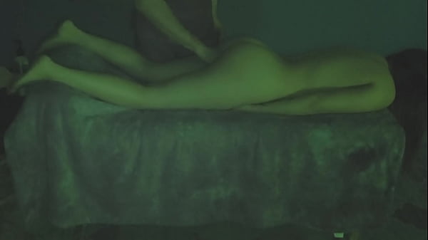 First Time Massage Client Fingered and Vibrated to Orgasm
